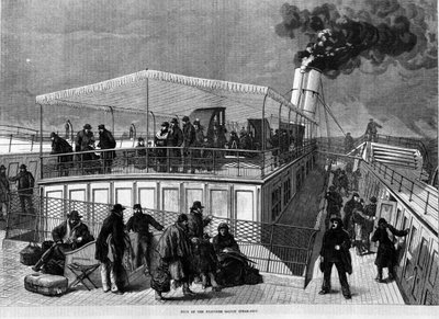 Boat designed against seasickness by Henry Bessemer (1813-1898) by Unknown artist