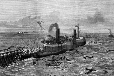 Boat designed against seasickness by Unknown artist