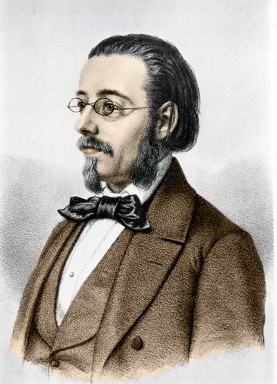 Portrait of Bedrich Smetana (1824-1884), Czech composer and pianist. by Unknown artist