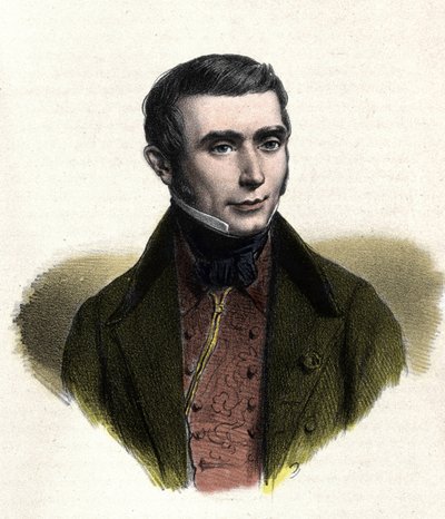 Portrait of Eugene Scribe (1791-1861), French author of comedies of manners by Unknown artist