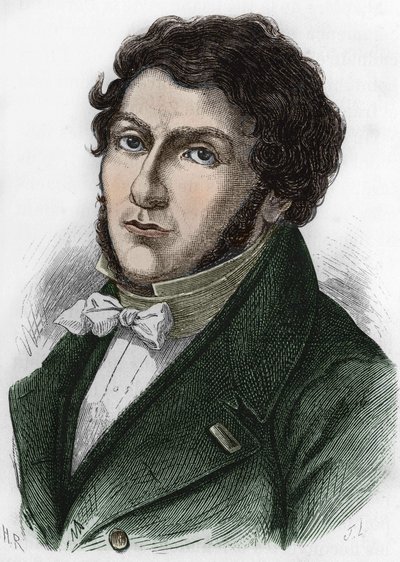 Portrait of Jean François Champollion, called Champollion the Young, French Egyptologist (1790-1832) by Unknown artist