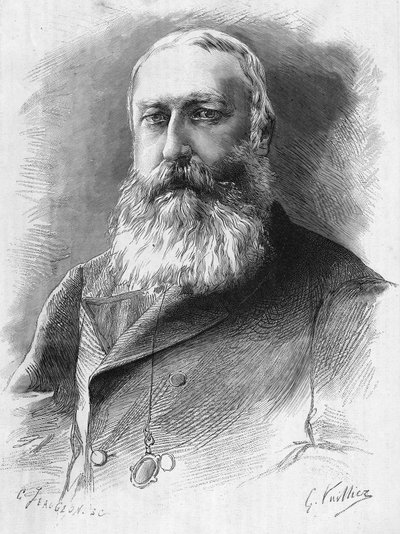 Portrait of Leopold II (1835 to 1909). King of the Belgians (1865-1909) by Unknown artist