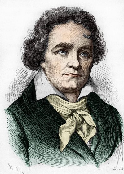 Portrait of Ludwig van Beethoven, German composer (1770-1827) by Unknown artist