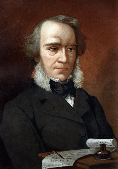 Portrait of Richard Cobden. British economist and politician (1804 to 1865). after 