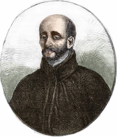 Portrait of Saint Ignatius of Loyola, founder of the Society of Jesus by Unknown artist
