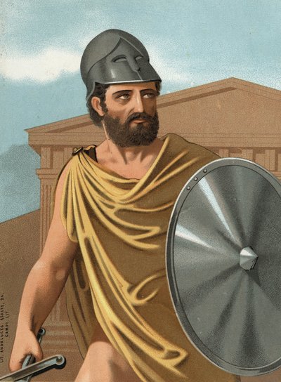 Portrait of Themistocles. in Greek Themistocles statesman and Athenian general (c. 525 BC to c. 460 BC) from 