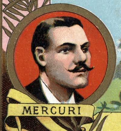 Portrait of Toussaint MERCURI second of the Behagle mission in 1893 by Unknown artist