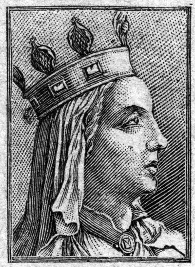 Portrait of Ultrogothe wife of King Childebert I who died in 559 by Unknown artist