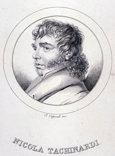 Portrait of the Italian tenor Nicola Tacchinardi by Unknown artist