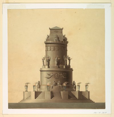 Sepulchral Monument to a Hero by Unknown, Italian