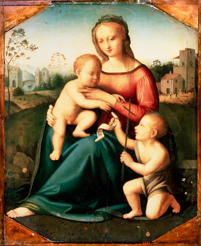 Virgin and Child with John the Baptist as a Boy, 16th Century by Unknown Old Master