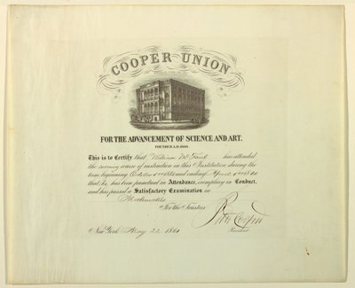 Certificate, May 22, 1861 by Unknown artistUnknown artist