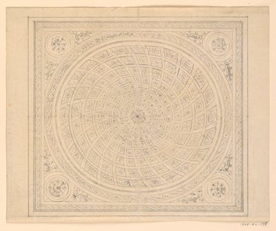 Drawing, Ceiling Design, 1815–22 by Unknown artistUnknown artist
