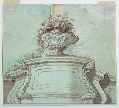 Central Panel for a Ceiling, 1750–1800 by Unknown artistUnknown artist