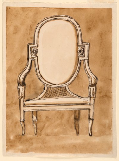 Chair, 1780–90 by Unknown artistUnknown artist