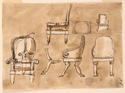 Chairs, 1780–90 by Unknown artistUnknown artist