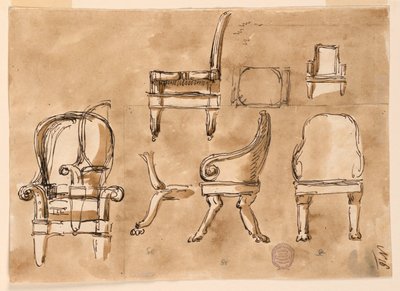 Chairs, ca. 1800 by Unknown artistUnknown artist