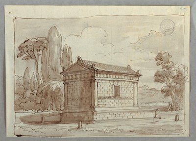 Classical Temple in a Landscape, ca. 1805 by Unknown artistUnknown artist