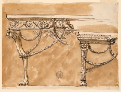 Console Tables, ca. 1790 by Unknown artistUnknown artist