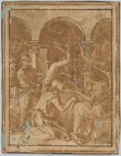 Copy of the Crowning with Thorns in the Small Passion by Albrecht Durer by Unknown artistUnknown artist