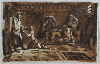 Death of Count Ugolino and his Sons by Unknown artistUnknown artist