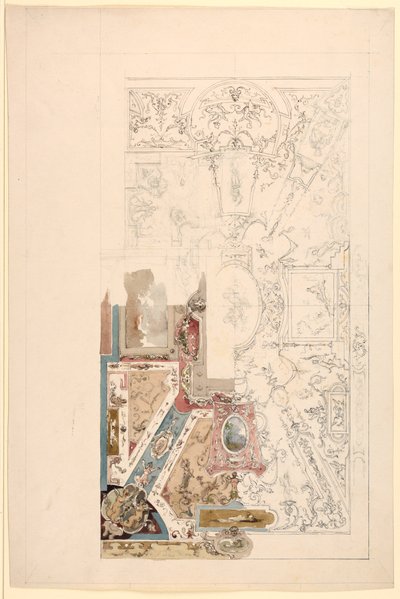 Design for a Ceiling, 1750–1800 by Unknown artistUnknown artist