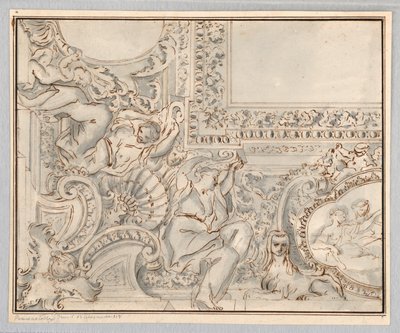 Design for a Ceiling, 18th–19th Century by Unknown artistUnknown artist