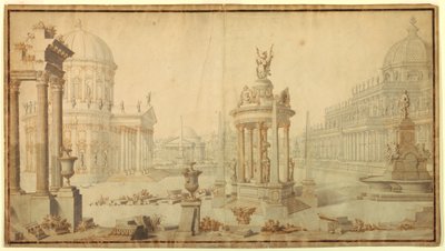 Architectural Fantasy, Early 18th Century by Unknown artistUnknown artist