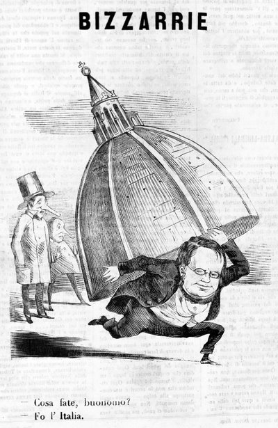 What are you doing, sir? I do Italy (satirical engraving) by Unknown artist