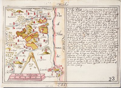 16th century map of county Limerick, Ireland by Unknown artist