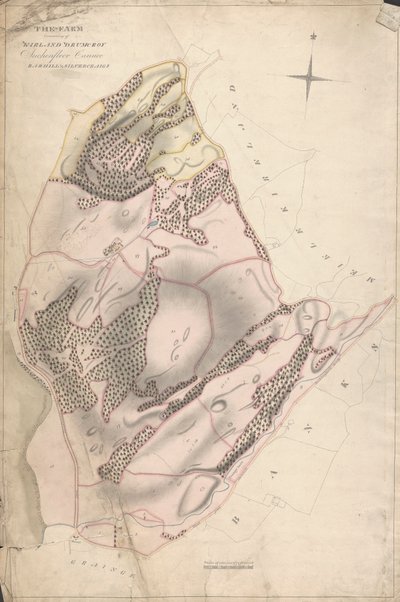 A Collection of Surveys of Scottish Estates of the Earl of Selkirk: The Farm Consisting of Kirkland Drumcroy, Auchenfloor, Cannee, Barhill and Silvercraigs (formerly Nuntons) by Unknown artist