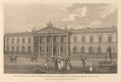 A Front View of the East India House in Leadenhall Street by Unknown artist
