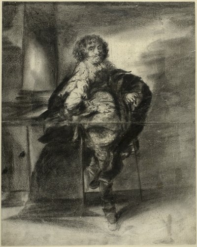 A Man in 17th Century Costume by Unknown artist