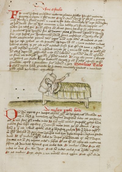 A Man in a Bed by Unknown artist