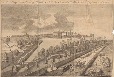 A Perspective View of Prior Park, the Seat of Ralph Allen Esq. near Bath by Unknown artist