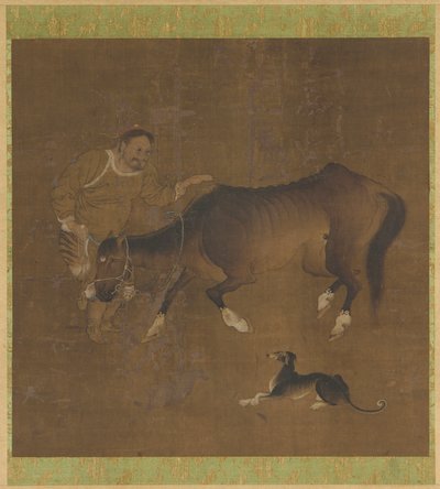 A Tartar, an Emaciated Horse, and a Dog by Unknown artist