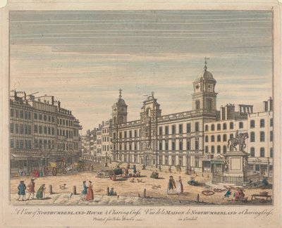 A View of Northumberland House and Charing Cross by Unknown artist