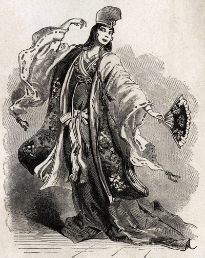 A dancer at the court of Kamakura, a city that shogun Minamoto no Yorimoto (1147-1199) chose as its capital at a time when its political power exceeded that of Mikado (the Emperor of Japan), creating a new political, economic and artistic centre on the Pac by Unknown artist