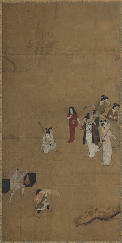 A Picnic Party: Musicians and Attendants by Unknown artist