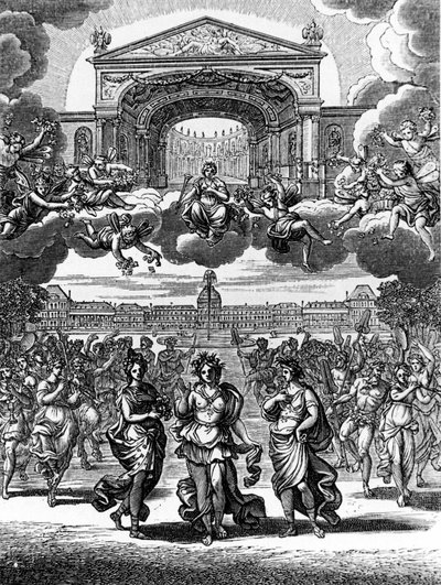 A Scene by Alceste by Jean Baptiste Lully (Giovanni Battista Lulli) (1632-1687) by Unknown artist