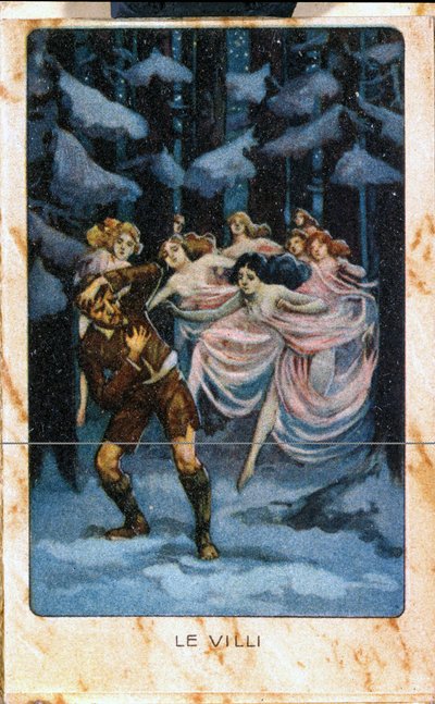 A Scene of “The Villi”, the Opera (1884) in Two Acts for Singing and Piano by Giacomo Puccini by Unknown artist