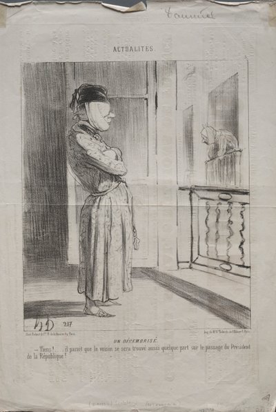 Actualities, plate 3: A "Decemberist" by Unknown artist