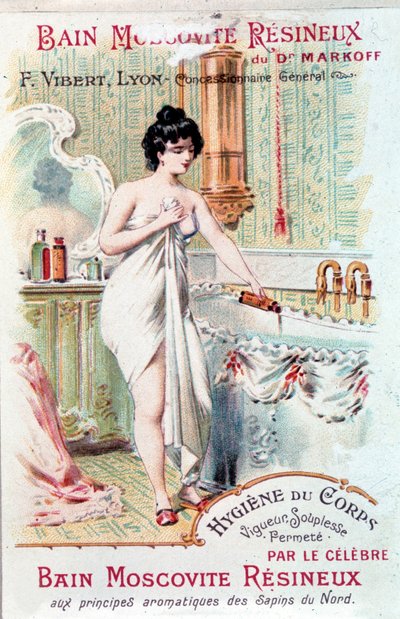 Advertising for the Muscovite Resineux Bath, 1890 by Unknown artist