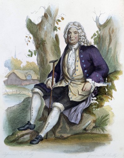 Alain Rene Lesage (Alain-Rene Le Sage) (1668-1747) - in Ed. Mennechet, "Le Plutarque francais" by Unknown artist