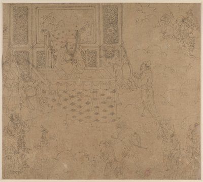 Album of Daoist and Buddhist Themes: Kings of Hells: Leaf 31 by Unknown artist