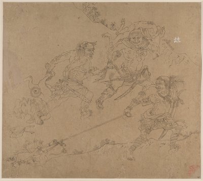 Album of Daoist and Buddhist Themes: Search the Mountain: Leaf 48 by Unknown artist