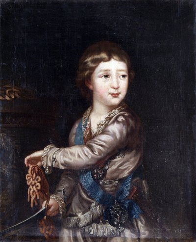 Portrait of Grand Duke Alexander Pavlovich (1777-1825) as Child by Unknown artist