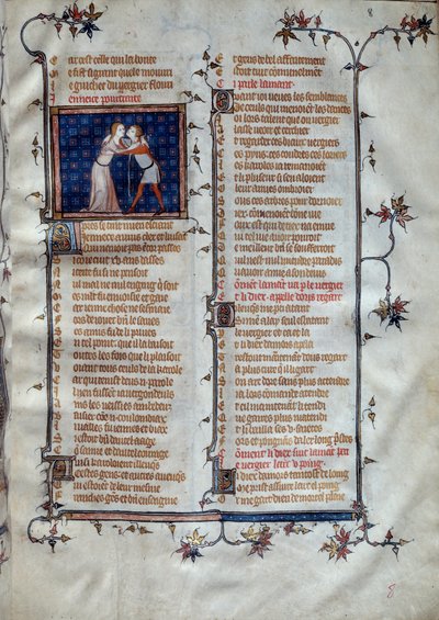 Allegory of Youth. Miniature in 