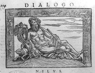 Allegory of the Nile, Engraving of the 17th Century by Unknown artist