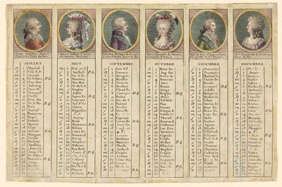 Almanac for the Second Half of the Year 1792 by Unknown artist
